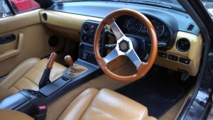 Tan leather interior of Maggy the 5th - my 5th MX-5