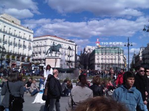Busy in Madrid